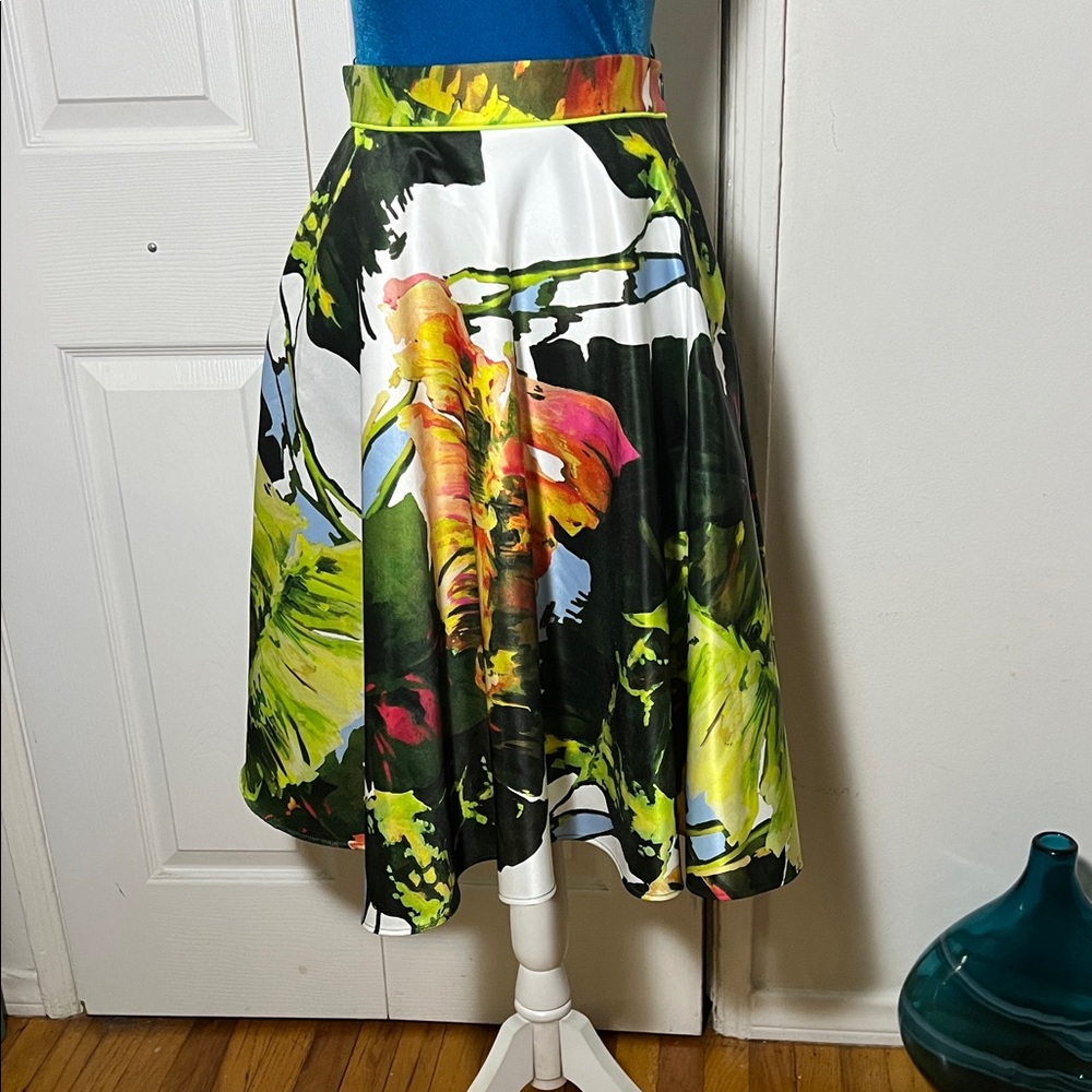 Blugirl Y2K Floral Midi Skirt Women’s XS